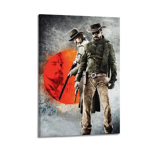 Django Unchained Movie Art Poster Poster Leinwanddruck Wohnzimmer Home Ästhetische Kunst Hängende Malerei, Neues Zuhause Geschenk Moderne Raumdekoration08x12inch(20x30cm) von YUKETPAZ