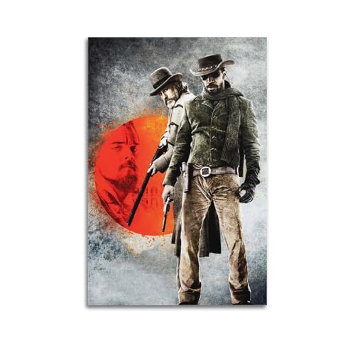 Django Unchained Movie Art Poster Poster Leinwanddruck Wohnzimmer Home Ästhetische Kunst Hängende Malerei, Neues Zuhause Geschenk Moderne Raumdekoration08x12inch(20x30cm) von YUKETPAZ