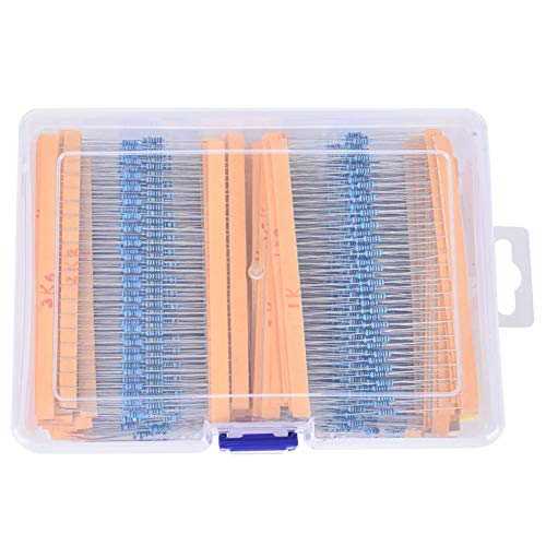2600pcs Metall Filmwiderstände Sortiments -Kits langlebige elektronische Komponenten für DIY -Enthusiasten von YUKOFE