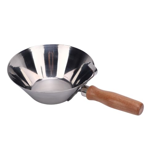 Verputz schüssel Multifunktion ale Edelstahl-Schlamm pfanne mit Holzgriff für Mörser gips Verputz schüssel Multifunktion ale Edelstahl-Schlamm pfanne mit Holzgriff für Mörser gips von YUKOFE