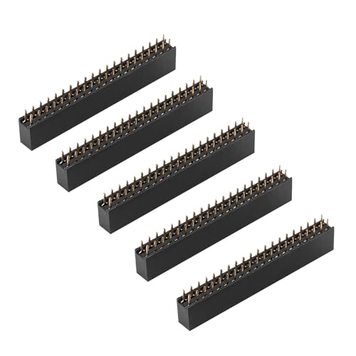 Weibliche Dual Row Short Pin Header 2x20 Pins 2,54 m Pitch für die PCB -Board -Verbindung von YUKOFE