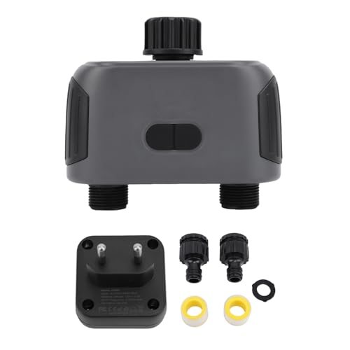 WiFi -Bewässerungs -Timer 2 Auslässe Einstellbares Wässern intelligenter Wasserventilsteuerung mit Gateway von YUKOFE