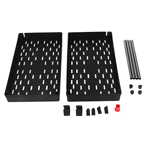 YUKOFE 2 Stufe erweiterte Lagerwagen Grid Korbboden Tragbarer Organizer Regal Office -Schlafsaal von YUKOFE