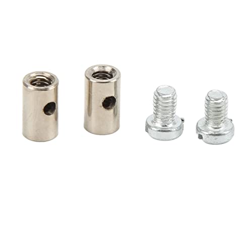 YUKOFE 6mm/0,2in Lötfreie Kabelnippel Universal Metall Bremsleitung Drosselklappe Choke Ende für Auto Motorrad von YUKOFE