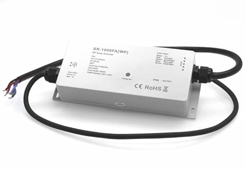 YULED SR-1009FAWP RGBW 4-Kanal LED Controller Outdoor Funk Dimmer Decoder 4x5A IP66 Für Innen und Außenbereich geeignet Perfekt für Gartenbeleuchtung YULED SR-1009FAWP RGBW 4-Kanal LED Controller Outdoor Funk Dimmer Decoder 4x5A IP66 Für Innen und Außenbereich geeignet Perfekt für Gartenbeleuchtung von YULED