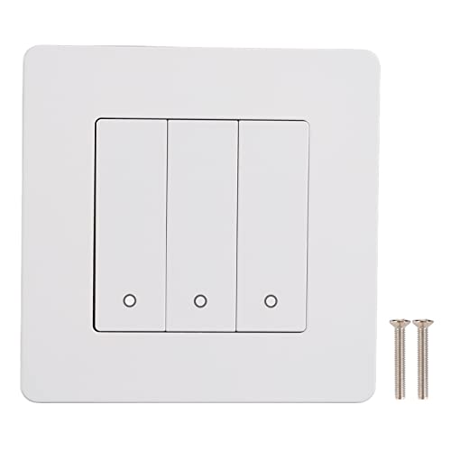 3 Gang Smart Control Panel App Timing Switch Panel intelligente AC100-240V für Zuhause (Weiß) von YULEESIYIP