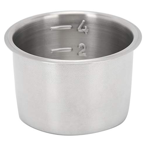 51mm Stainless Steel Coffee Filter Single Wall Non Pressurized Porous Filter Basket 4 Cups for Coffee Strainer Coffee Powder Bowl von YULEESIYIP