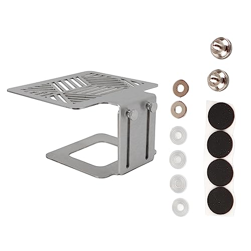 Coffee Machine Electronic Scale Rack 304 Stainless Steel Adjustable Height Coffee Machine Scale Weighing Stand (Silver) von YULEESIYIP
