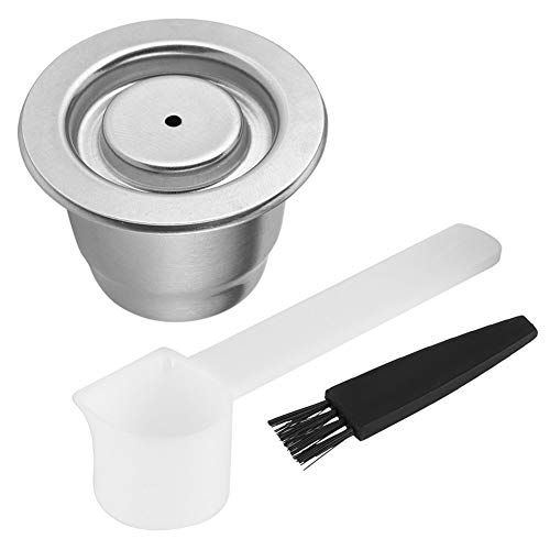 Edelstahl wiederverwendbare Kaffeekapselschale Kaffeefilter für Kaffeemaschine geeignet von YULEESIYIP