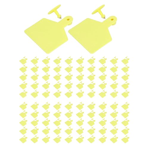 Große gelbe Tieridentifikation Viehhandling liefert Rinderohrschild 100 Set Große gelbe Tieridentifikation Viehhandling liefert Rinderohrschild 100 Set von YULEESIYIP