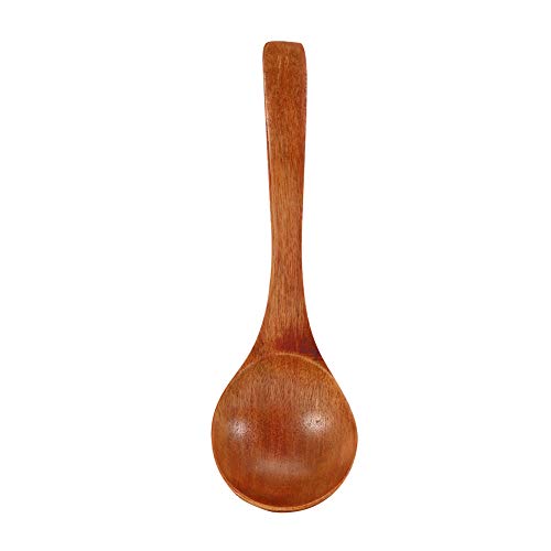 Holzköpfe langes Griff Löffel Küchenkochwerkzeug Utensilien Holz 0,8 Unzen 7,1 * 2,4 Zoll (Cuchara marrón) von YULEESIYIP