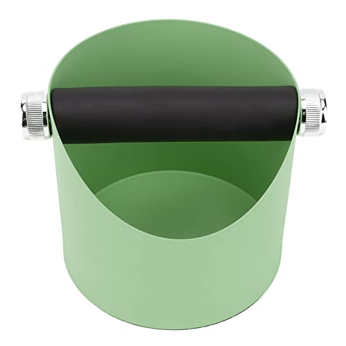 Kaffee Klopfen Schlacke Eimer Langlebige Nicht -Schlupf -Kapazität Leicht zu reinigen breite Anwendbarkeit Kaffeebox Metall Gummi Home kleine Anti -Schlupf -Kaffeemaschine Erde (Grün) von YULEESIYIP