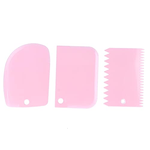 Kuchen -Creme -Schaber Teig Pasty Cutters Küchenwerkzeug DIY Backwerkzeug für Pizza Brotkuchen (Pink) von YULEESIYIP