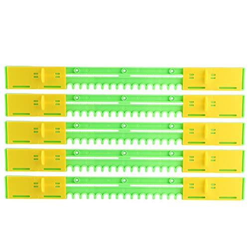 Langlebiger Bienenstocktür Eingangstor Antiescape Imker Plastikwerkzeug für professionelle Verwendung 5 PCs (10-Frame chinesischer europäischer Stil 41 cm) von YULEESIYIP