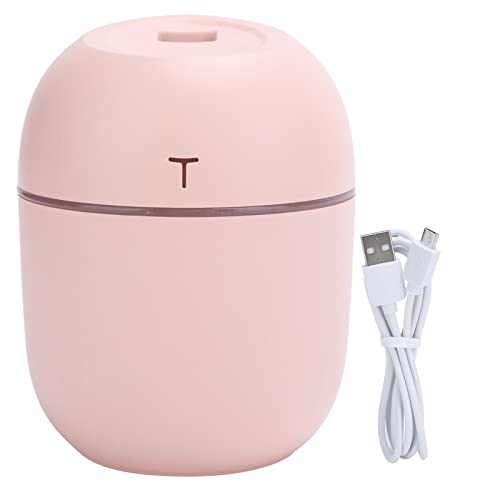 Mini Tragbarer USB -Luftbefeuchter ätherischer Öldiffusor mit LED -Nachtlicht für Home Office (Rosa) von YULEESIYIP