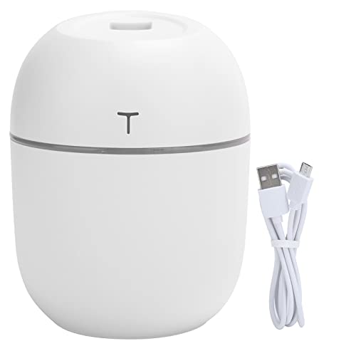 Mini Tragbarer USB -Luftbefeuchter ätherischer Öldiffusor mit LED -Nachtlicht für Home Office (Weiß) von YULEESIYIP