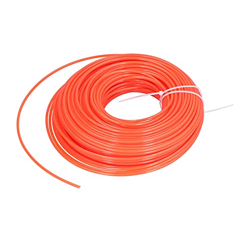 YULEESIYIP 3mm Trimmer Line Nylon Rundbürstenschneider Kabeldraht Gras Trimmer Ersatz für Rasenmäher Orange 50m YULEESIYIP 3mm Trimmer Line Nylon Rundbürstenschneider Kabeldraht Gras Trimmer Ersatz für Rasenmäher Orange 50m von YULEESIYIP