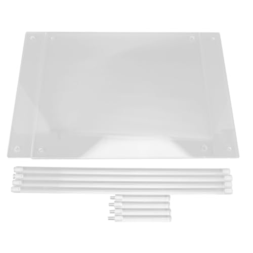 YULEESIYIP Acryl 2 -Tier -Beistelltisch Leicht moderner Nachttisch Wohnzimmer Schlafzimmer von YULEESIYIP