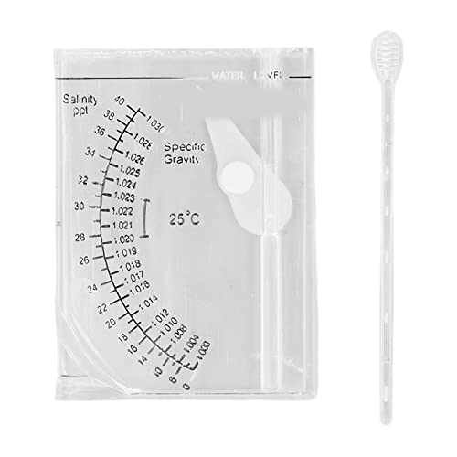 YULEESIYIP Aquarium Salzgehaltstester genaue Hydrometer -Fischtank Meerwasserspezifische Schwerkraft -Salzgehalttest für Aquarium -Kunststoffmaterial YULEESIYIP Aquarium Salzgehaltstester genaue Hydrometer -Fischtank Meerwasserspezifische Schwerkraft -Salzgehalttest für Aquarium -Kunststoffmaterial von YULEESIYIP