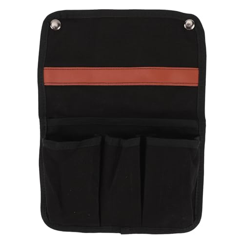 YULEESIYIP Campingstuhl Armlehnenbeutel schwarzer Leinwand Multifunktional atmungsaktive Sessel im Freien von YULEESIYIP