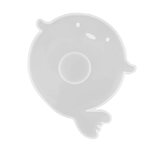 YULEESIYIP DIY -Kristallharzform innovativ geformter Spiegel Silikonkerzenhalterform für die Bäckerei (Puffer Fish mat 60-736) von YULEESIYIP