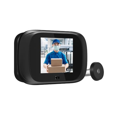 YULEESIYIP Digital Door -Zuschauer Haustür Peephole Kamera Klar Display Weitwinkel Sicherheitsweitwinkel Wireless Zuschauer für Heimwohnung von YULEESIYIP