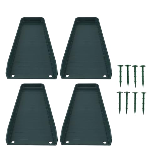 YULEESIYIP Downspout Splash Block Regenrinne Downspout -Erweiterungen schützen die House Foundation mit fixierbarem Extender (Grün) von YULEESIYIP