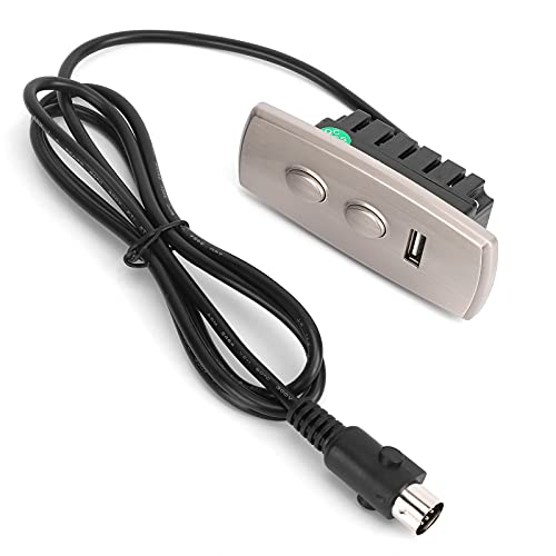 YULEESIYIP Elektrische Sofas Fernschalter -Controller 2 Taste 5 Pin USB -Anschlussladung für die Starteinsatz von YULEESIYIP