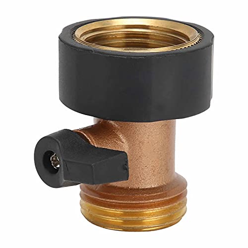 YULEESIYIP Gartenschlauchadapter Single Pass Kugelhahnanschluss Kupfer G3/4 Gewinde Bewässerungsschalter für Sprinkler von YULEESIYIP