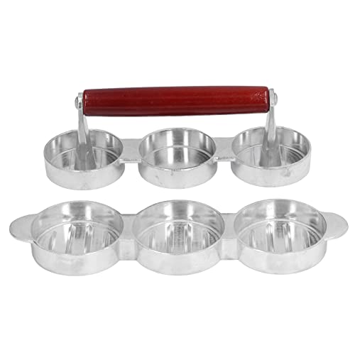 YULEESIYIP Hamburger Press Pastetchenform Mini Burger Presshersteller Professionelles Erscheinungsbild Uniform Größe Einfaches Reinigen tragbar für Picknick -Camping -Barbecue YULEESIYIP Hamburger Press Pastetchenform Mini Burger Presshersteller Professionelles Erscheinungsbild Uniform Größe Einfaches Reinigen tragbar für Picknick -Camping -Barbecue von YULEESIYIP