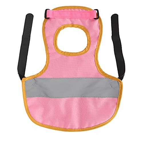 YULEESIYIP Hühnerfederschutz Weste Ente Reflektierende Sicherheitsweste Jacke für Geflügeltiere (Pink) von YULEESIYIP