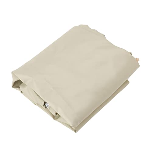 YULEESIYIP Industrial Fan Cover Protection Foldable Electric Fan Cover for Outdoor Indoor Bedroom (Beige) von YULEESIYIP