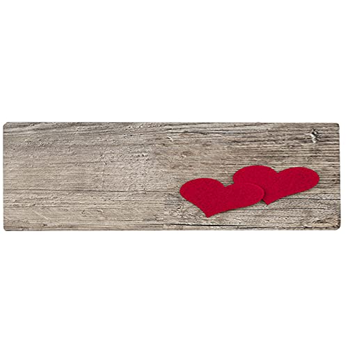 YULEESIYIP Polyester Nicht -Schlupftürmatte langlebiges Wasser absorbierende helle Farb Badezimmer Wohnzimmer Nachttisch Tisch (60 * 180cm) von YULEESIYIP