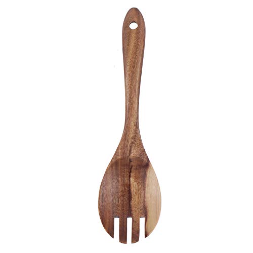 YULEESIYIP Teakholzgeschirr Geschirr dauerhafte Küchen Restaurant Essgeschirr für Salat Leute (26 * 6.5 Salad Fork) von YULEESIYIP