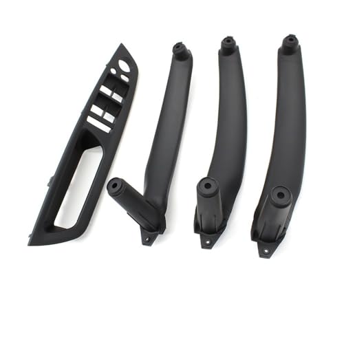 Innentürgriff Verbesserte LHD RHD Auto Innen Tür Pull Griff Innere Armlehne Panel Abdeckung Für X5 Für X6 E70 E71 E72 2007-2012 2013(LHD Black set) von YULEGUDI