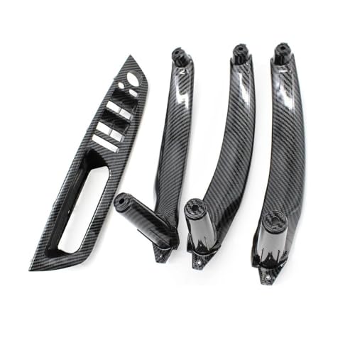 Innentürgriff Verbesserte LHD RHD Auto Innen Tür Pull Griff Innere Armlehne Panel Abdeckung Für X5 Für X6 E70 E71 E72 2007-2012 2013(LHD Carbon set) von YULEGUDI