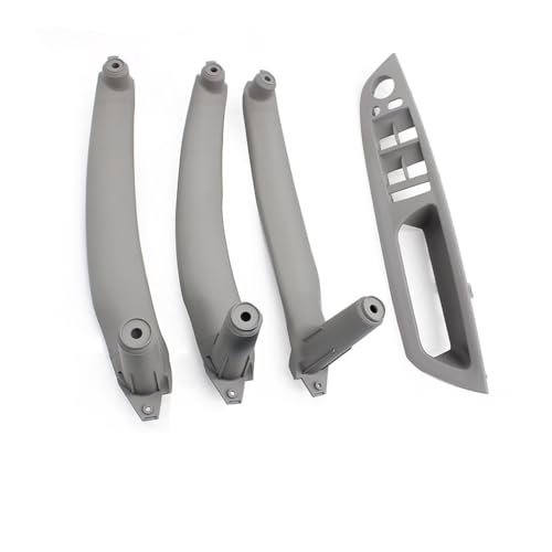 Innentürgriff Verbesserte LHD RHD Auto Innen Tür Pull Griff Innere Armlehne Panel Abdeckung Für X5 Für X6 E70 E71 E72 2007-2012 2013(RHD Gray set) von YULEGUDI