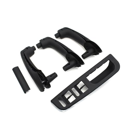 YULEGUDI Innentürgriff Für V&W Für Bora Für Golf 4 MK4 Für Jetta 1999 2000 2001 2002 2003 2004 Schwarz Auto Vorne Hinten Links Rechts Tür Pull Haltegriff(LHD 8PCS) von YULEGUDI