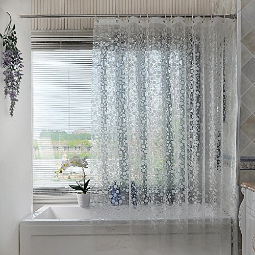 Duschvorhänge Duschvorhang Wasserdichter Schutz Moldy Dick Multi-Size-Option Hochwertige PEVA Umweltschutz Duschvorhang Hochwertige Duschvorhänge ( größe : 240cm*200cm ) von YULIAN