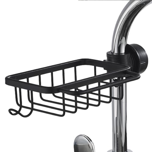 YULIAO Wasserhahn Lagerregal, Spülbecken Organizer, Küchenarmatur Schwammhalter, Spülbecken Organizer Hängend, Wasserhahn Ablauf Rack, Aluminium, Ohne Bohren,für Schwamm, Bürste, Lappen YULIAO Wasserhahn Lagerregal, Spülbecken Organizer, Küchenarmatur Schwammhalter, Spülbecken Organizer Hängend, Wasserhahn Ablauf Rack, Aluminium, Ohne Bohren,für Schwamm, Bürste, Lappen von YULIAO