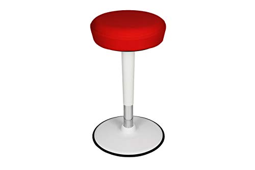 YULUKIA 200003 Drehstuhl Sitzfuß Hocker Stehpult Hocker Arbeitshocker Erhöhter Fußhocker Aktiver Lernbalance Hocker Sitzstuhl Wackelhocker mit Effektgewebe Einstellbar Chair Wobble Stool von YULUKIA