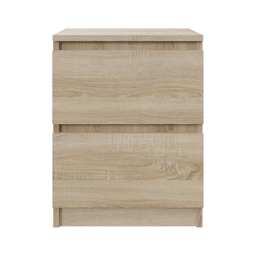 YUMEBLY Nachttisch Farbe: Sonoma-Eiche| Nachtschrank Beistelltisch | Nachtkommode für jedes Schlafzimmer, Wohnzimmer, Jugendzimmer | Kleine Kommode | 40 x 53 x 40 cm YUMEBLY Nachttisch Farbe: Sonoma-Eiche| Nachtschrank Beistelltisch | Nachtkommode für jedes Schlafzimmer, Wohnzimmer, Jugendzimmer | Kleine Kommode | 40 x 53 x 40 cm von YUMEBLY