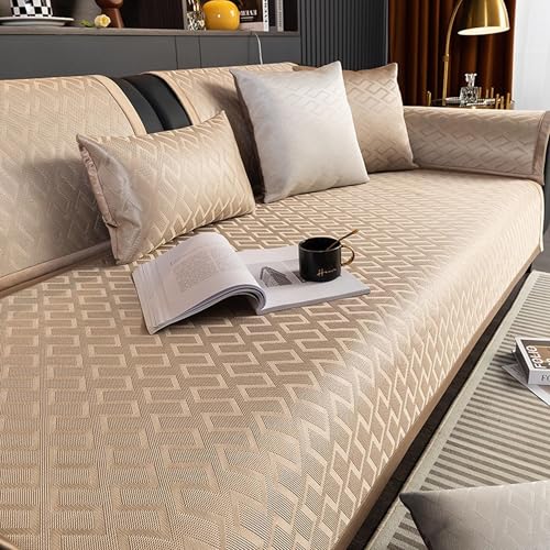 Upgraded Couch Covers - Kühlender Sofabezug im modernen Stil for 2-, 3-, 4-Kissen-Couch, Sommer-Kühlcouchbezug, rutschfest, waschbar, Sofabezug, L/U-förmiger Sofabezug, Sofaschutz for Hunde(A3,90*160C Upgraded Couch Covers - Kühlender Sofabezug im modernen Stil for 2-, 3-, 4-Kissen-Couch, Sommer-Kühlcouchbezug, rutschfest, waschbar, Sofabezug, L/U-förmiger Sofabezug, Sofaschutz for Hunde(A3,90*160C von YUMEIGE