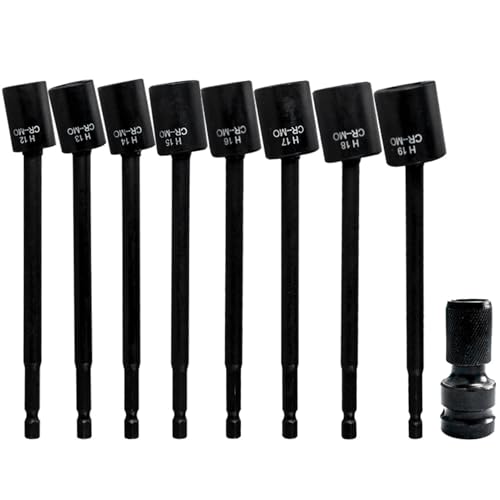 150-mm-Antriebshülle hohe Härte verlängerter universeller Sockelschlüssel 360 Grad Rotation H12-H19-Werkzeuge für Solarphotovoltaik-Kraftwerk (Für Handheld Electric Bohrer) von YUMILI