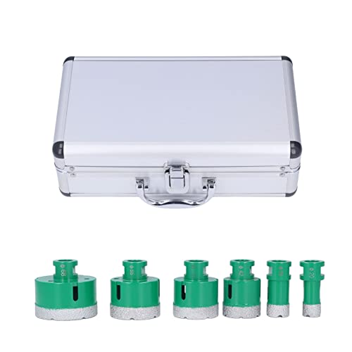 Diamond Hole Saw Drill Bit Set für Builder Green 6pcs High Torsion M14 Bohrwerkzeug Kit für die Verbesserung der Heimatverbesserung Diamond Hole Saw Drill Bit Set für Builder Green 6pcs High Torsion M14 Bohrwerkzeug Kit für die Verbesserung der Heimatverbesserung von YUMILI