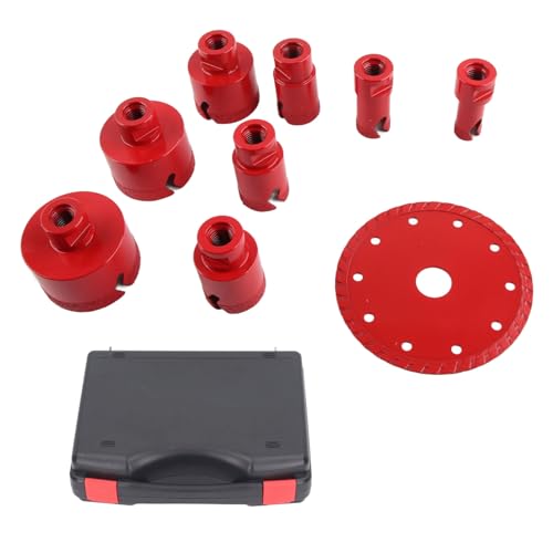 Diamond -Kernbohrbit Kit 20 bis 68 mm M14 Schaftlochsäge und 125 mm Schleifscheibe für Fliesen Granite Marmorziegel Diamond -Kernbohrbit Kit 20 bis 68 mm M14 Schaftlochsäge und 125 mm Schleifscheibe für Fliesen Granite Marmorziegel von YUMILI