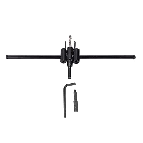 Holzbearbeitungskreis -Lochöffner Einstellbarer Bohrer 30-300 mm Schneider für Holz Gips Sperrholz Spotlight Light Box von YUMILI