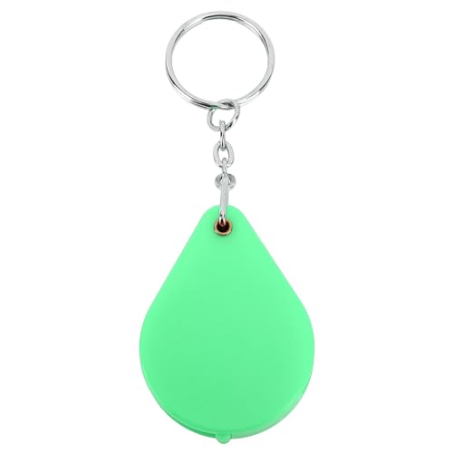 Lupe Keychain 10x Vergrößerung tragbares Mini -Vergrößerungsglas mit Schlüsselring für den Außenwert im Freien (Grün) von YUMILI