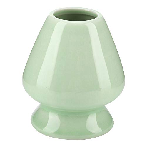 Matcha-Schneebesenständer – Keramikhalter Chasen-Ständer Schneebesenhalter für Bambus-Matcha-Chasen für Teeservice-Zubehör(Grün) von YUMILI