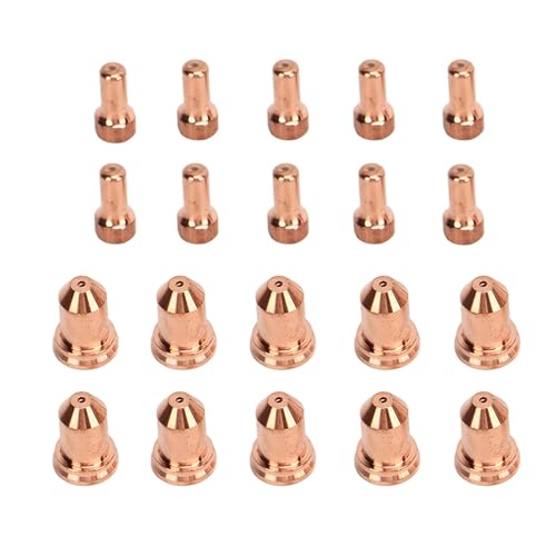 Plasma -Elektrodenspitze 20 PCs IPT 80 Düsen Messing Verbrauchsmaterial PTM 80 DIY von YUMILI